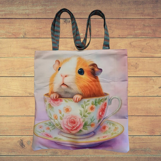 Tasche Unikat Teacup Pig - Motiv beideseitig