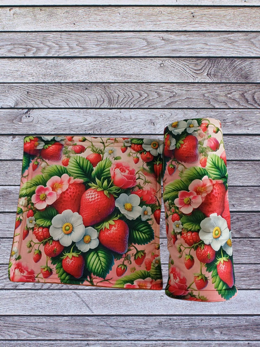 Erdbeer Traum – Kuschel-Set für Meerschweinchen 🍓