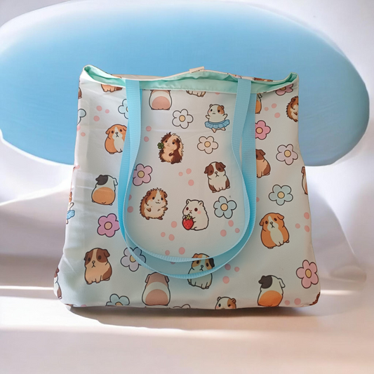Tote Bag Meerie und Blumen